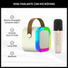 MINI PARLANTE CON MICROFONO USB RGB